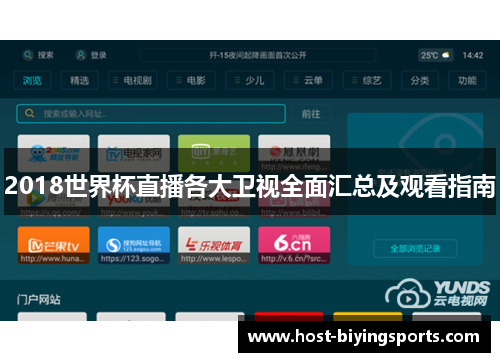 2018世界杯直播各大卫视全面汇总及观看指南